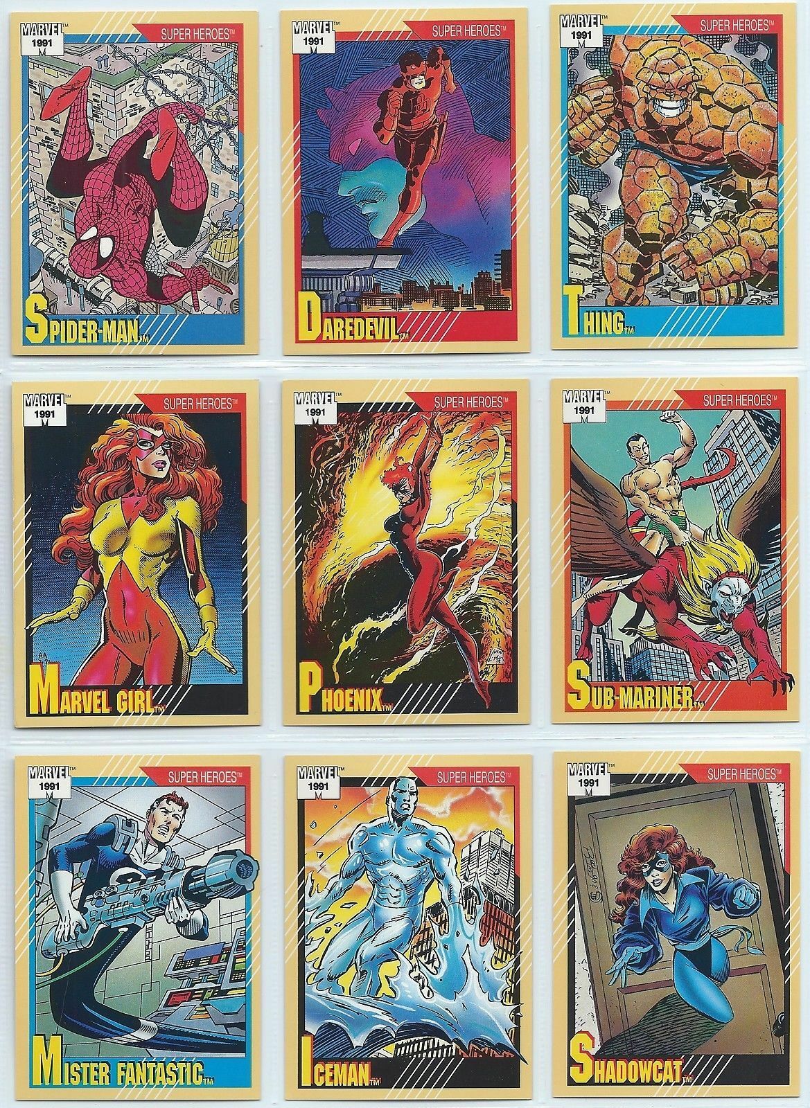 1991 Impel Marvel Universe Series 2 Ii  Base Card You Pick, Finish Your Set