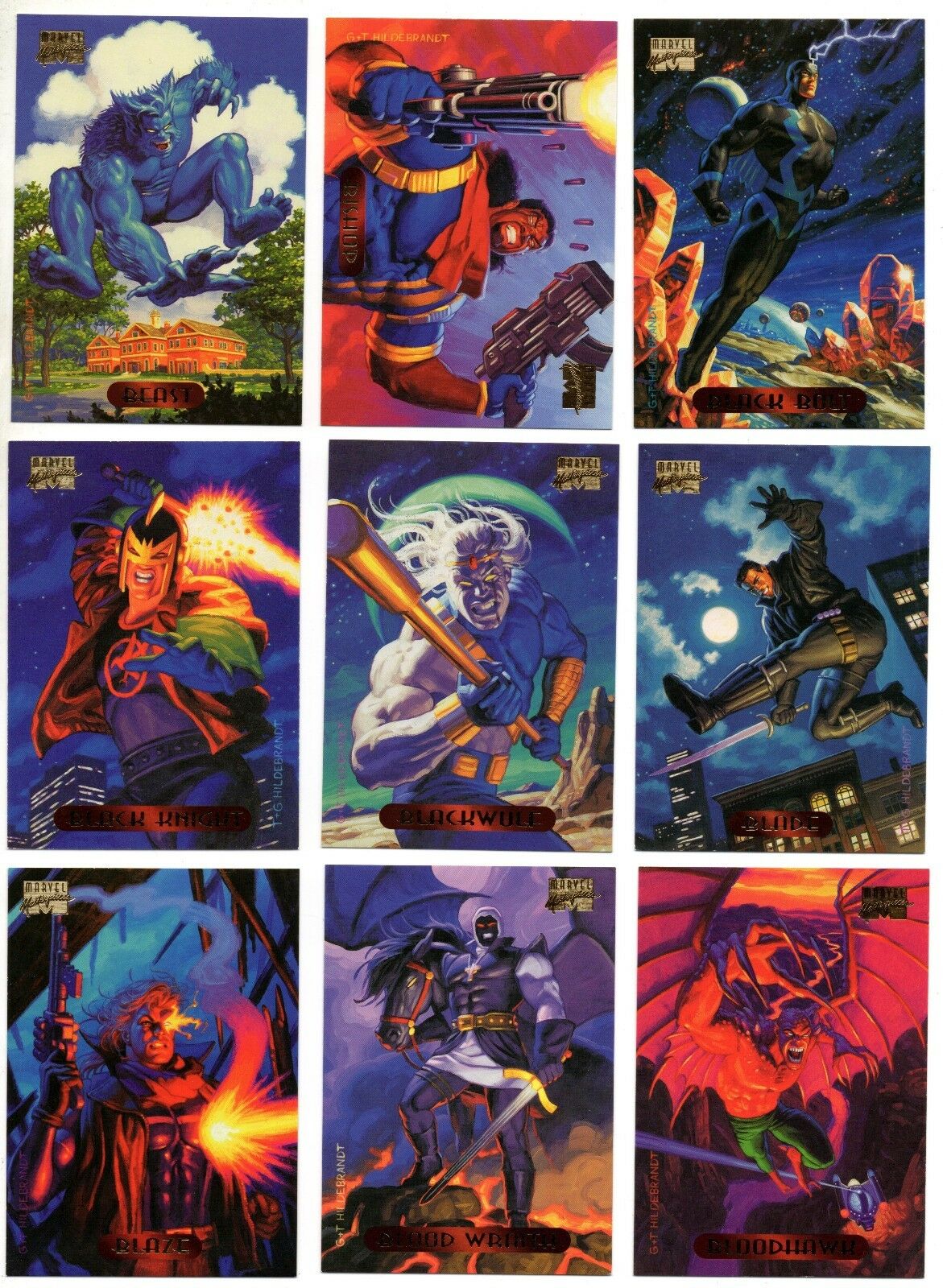 1994 Marvel Masterpieces X-men Spider-man Base Card You Pick Finish Your Set