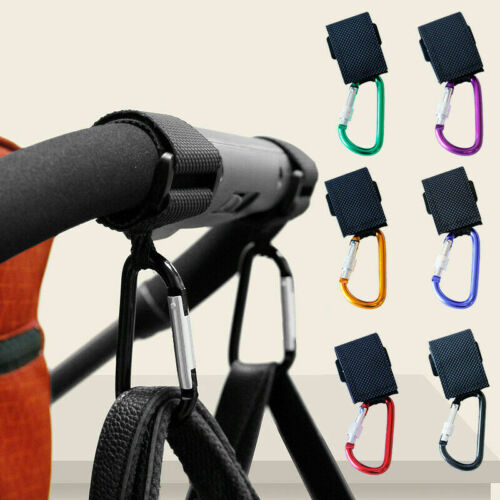 Baby Pushchair Stroller Clip Hook Buggy Pram Kids Diaper Bag Hanger Safe Carrier